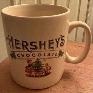Vintage Hershey's Chocolate Coffee Mug Christmas 32 oz Large